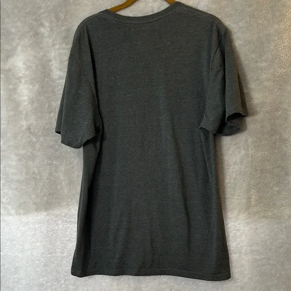 Adidas Men's Charcoal Tee with Logo - Picture 4 of 4